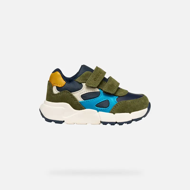 Scarpe Flexyper Mini Baby Verde Scuro/blu Navy