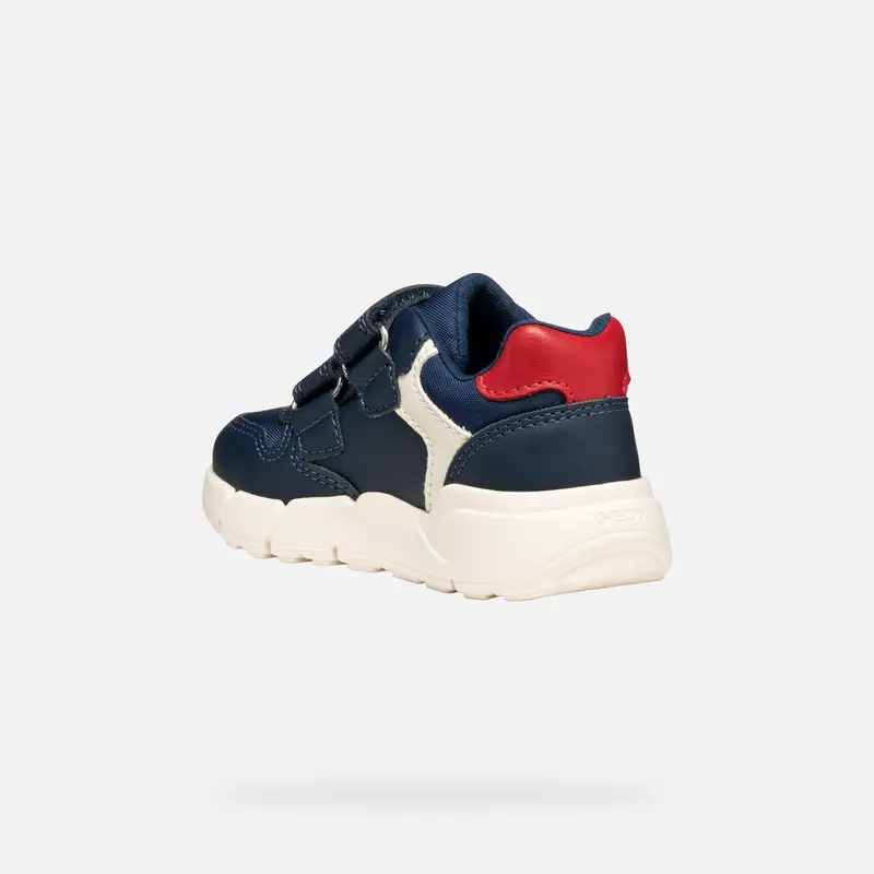 GEOX Scarpe Flexyper Mini Bimbo Blu Navy/rosso miniatura 3