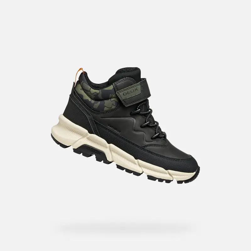 Scarpe Flexyper Plus Abx Bambino Nero/verde Militare miniatura 2