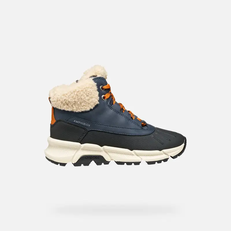Scarpe Flexyper Plus Abx Junior Blu Navy/arancione Scuro