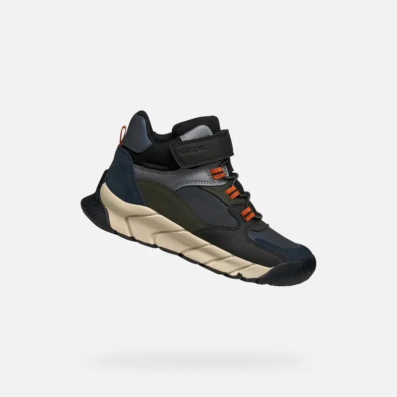 Scarpe Flexyper Pro Abx Bambino Nero/verde Militare miniatura 2