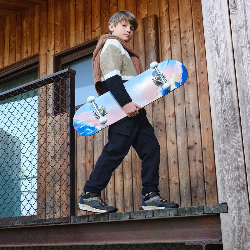 Scarpe Flexyper Pro Abx Bambino Nero/verde Militare miniatura 3