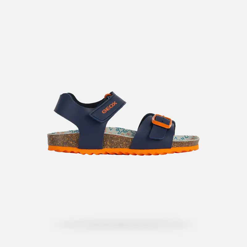 Scarpe Ghita Bambino Blu Navy/arancione Scuro