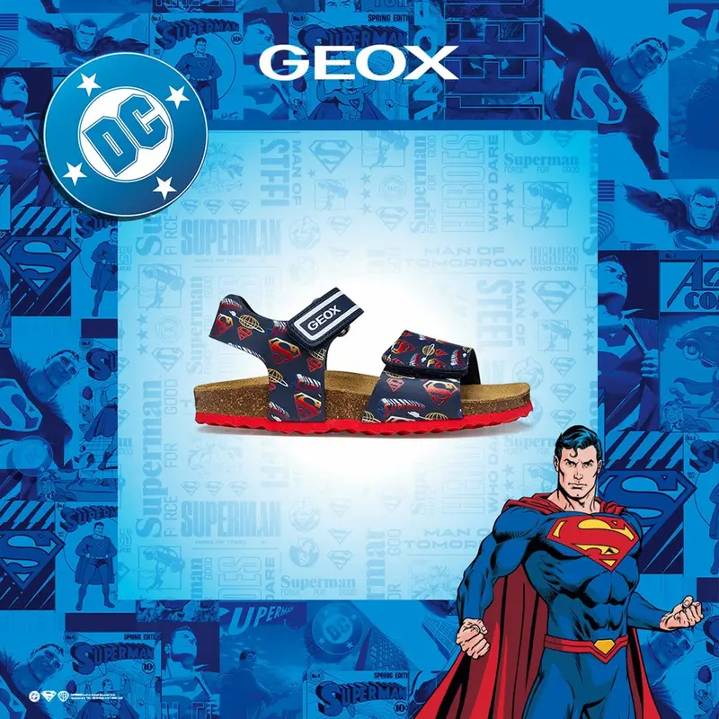 Scarpe Ghita Bambino Blu Navy/rosso miniatura 3