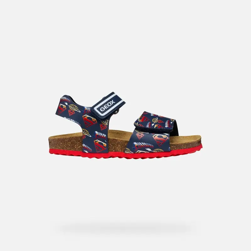 Scarpe Ghita Bambino Blu Navy/rosso