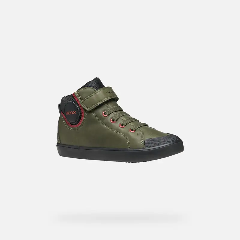 GEOX Scarpe Gisli Bambino Verde Scuro/nero miniatura 2