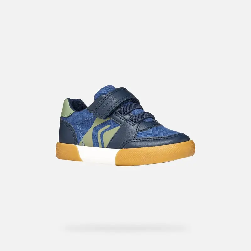 Scarpe Gisli Bimbo Blu Navy/verde Oliva miniatura 3