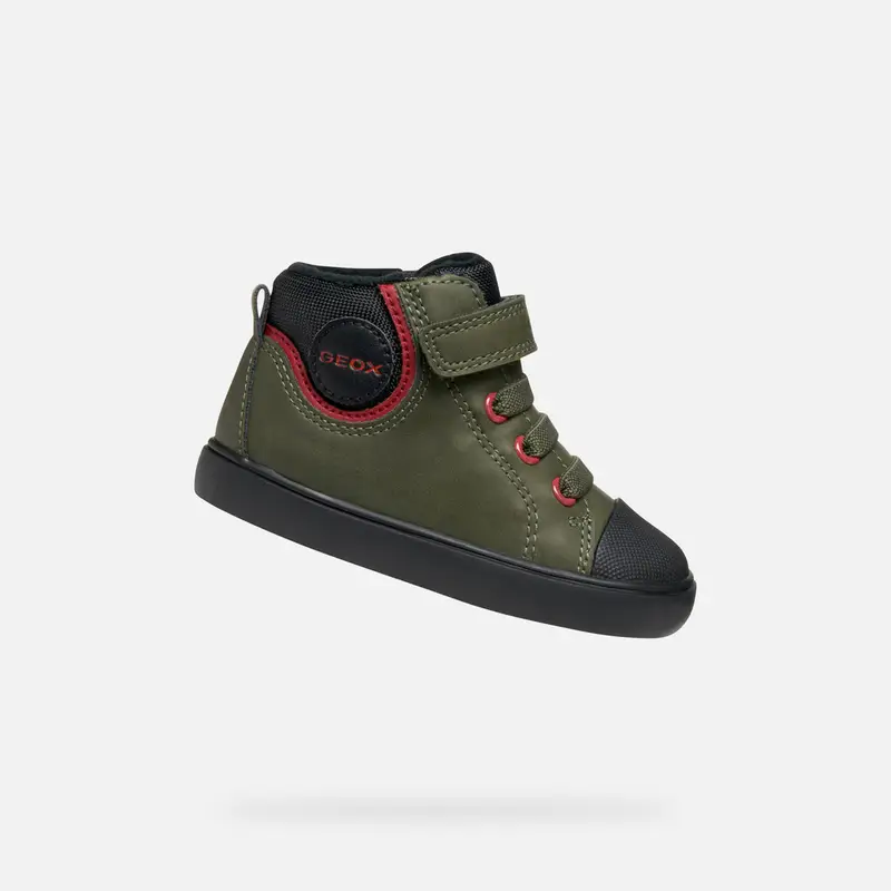 Scarpe Gisli Bimbo Verde Scuro/nero miniatura 2