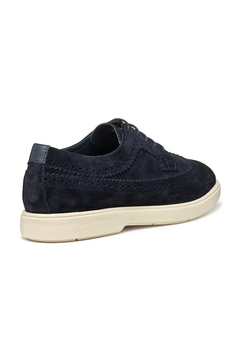 scarpe in camoscio U SPHERICA EC17 uomo colore blu navy U55LAE 00022 C4021 miniatura 3