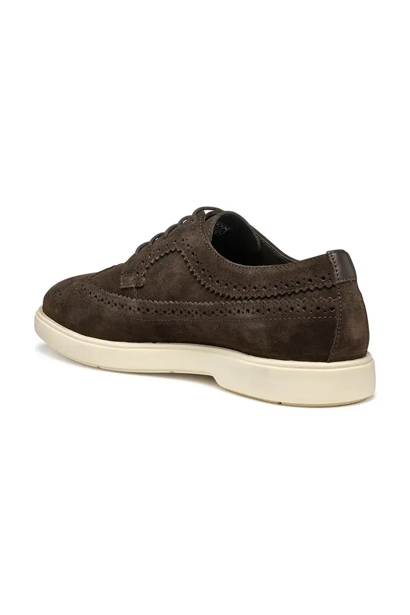 scarpe in camoscio U SPHERICA EC17 uomo colore marrone U55LAE 00022 C6006 miniatura 4