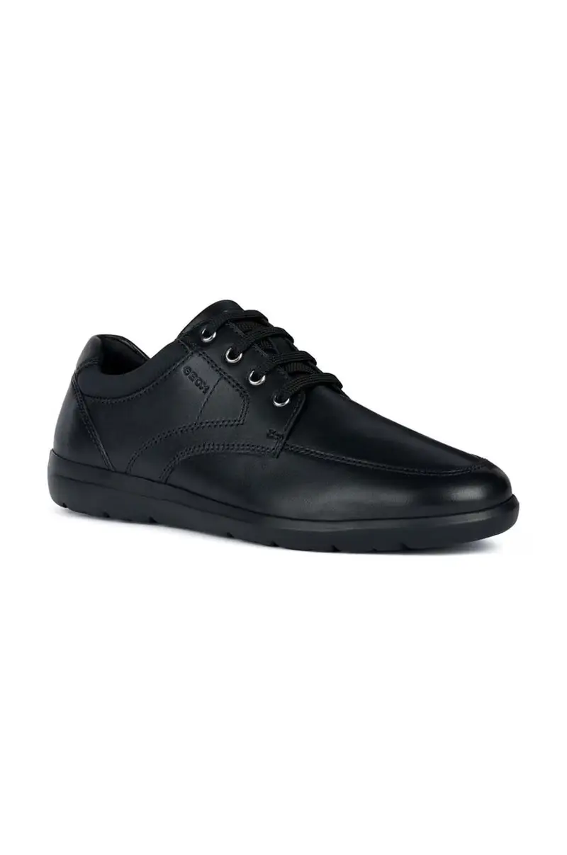 scarpe in pelle U LEITAN A uomo U363QA 00085 C9999 Nero miniatura 2