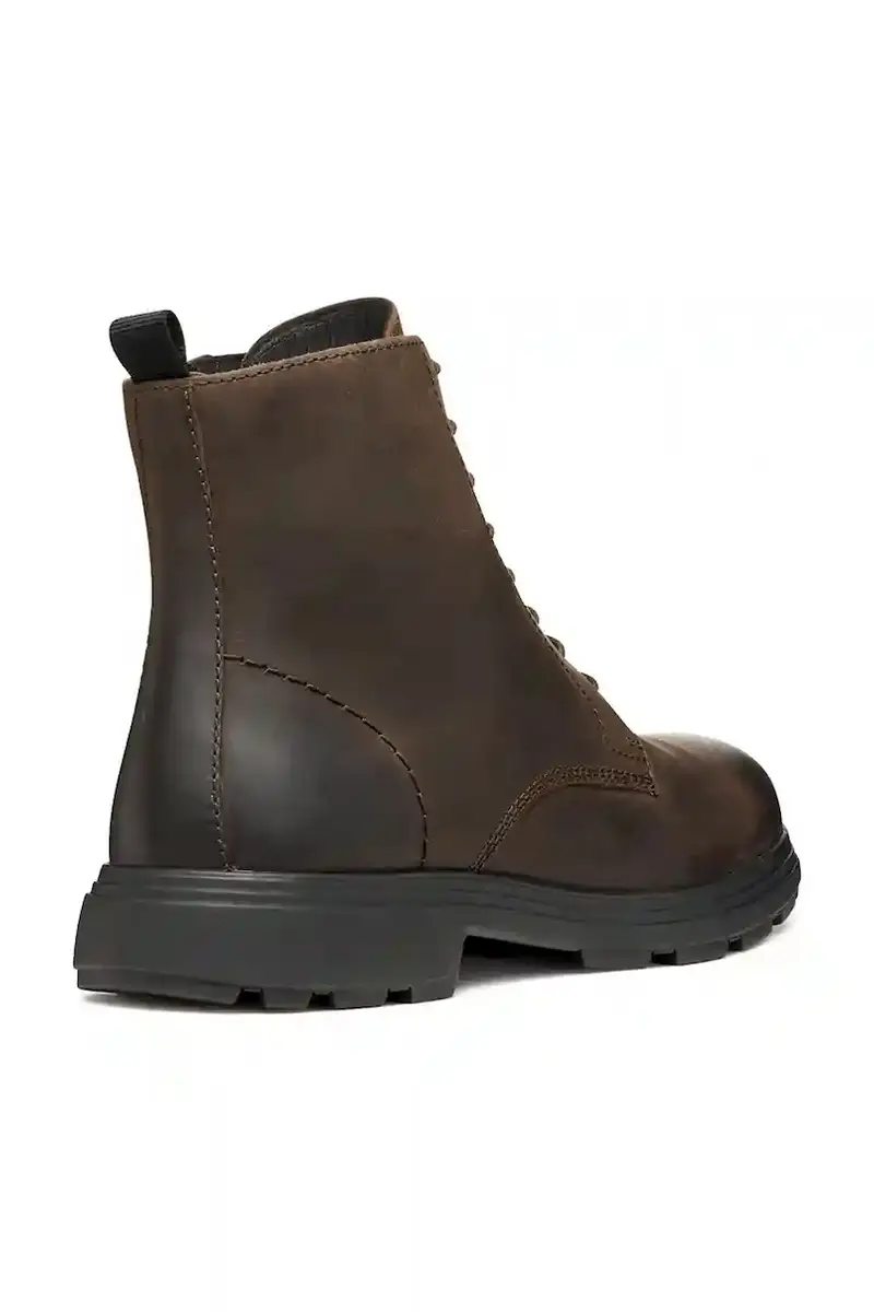 scarpe in pelle U MEIERN uomo colore marrone U56LZE 000FF C6010 miniatura 3