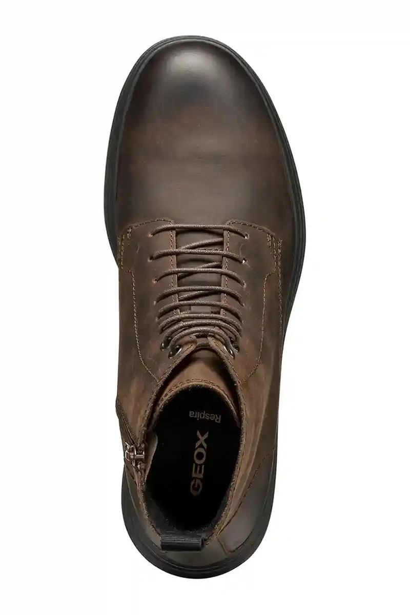 scarpe in pelle U MEIERN uomo colore marrone U56LZE 000FF C6010 miniatura 5