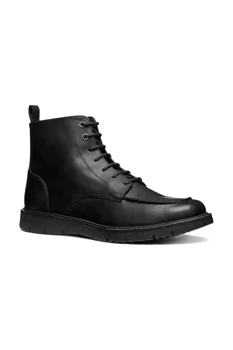 scarpe in pelle U POVE uomo colore nero U56M7A 000FF C9999 miniatura 2