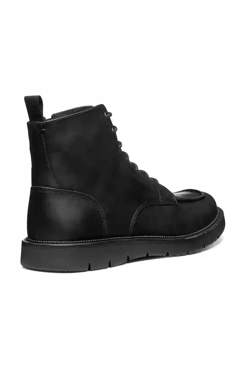 scarpe in pelle U POVE uomo colore nero U56M7A 000FF C9999 miniatura 3