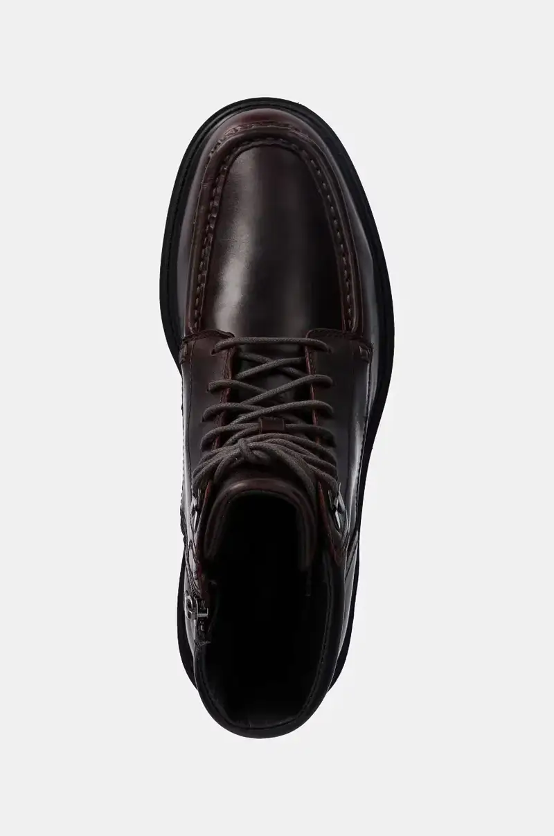 scarpe in pelle U SPHERICA EC7 uomo colore marrone U46FRG 000FF C7011 miniatura 4