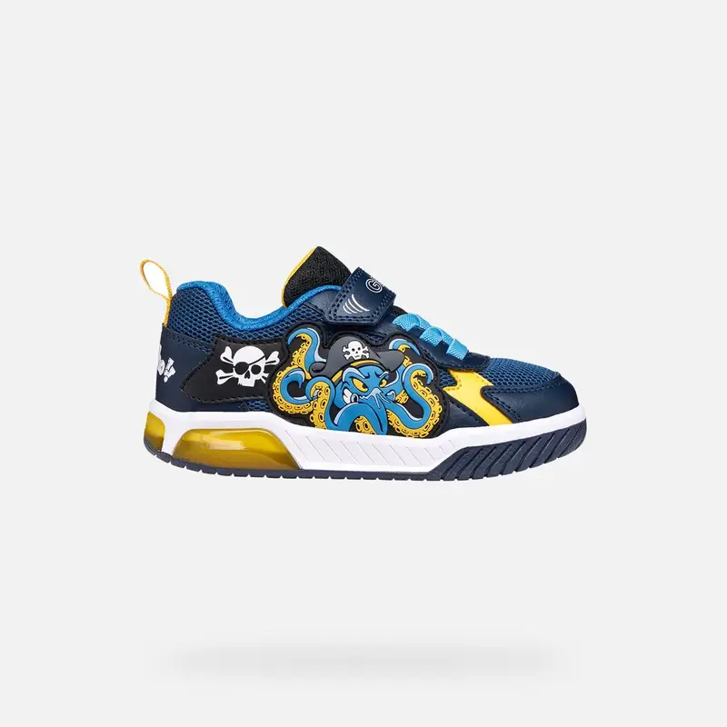 Scarpe Inek Bambino Blu Navy/giallo
