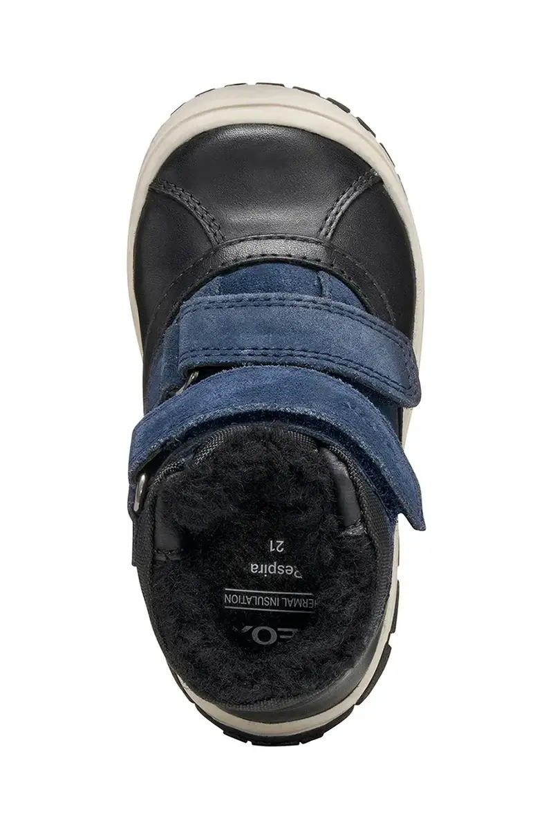 scarpe invernali in pelle bambino/a OMAR Blu navy miniatura 5