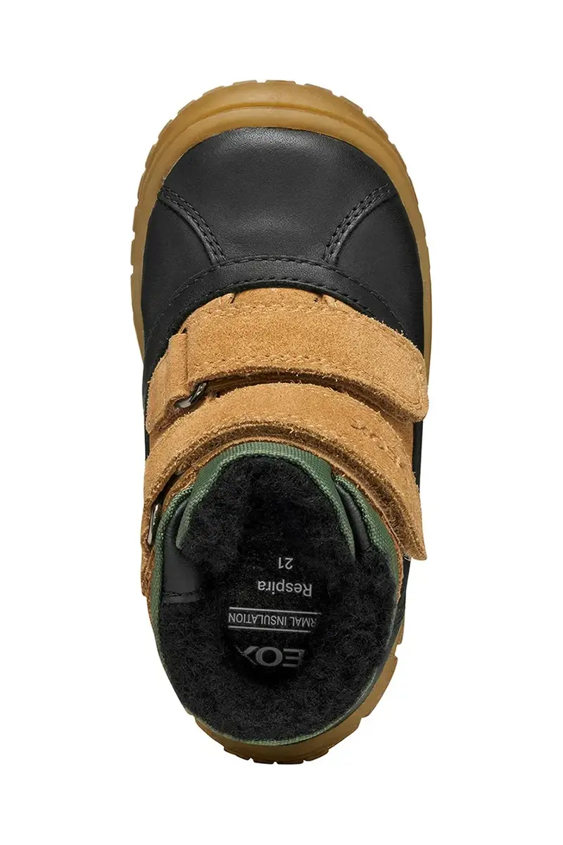 scarpe invernali in pelle bambino/a OMAR Marrone miniatura 5