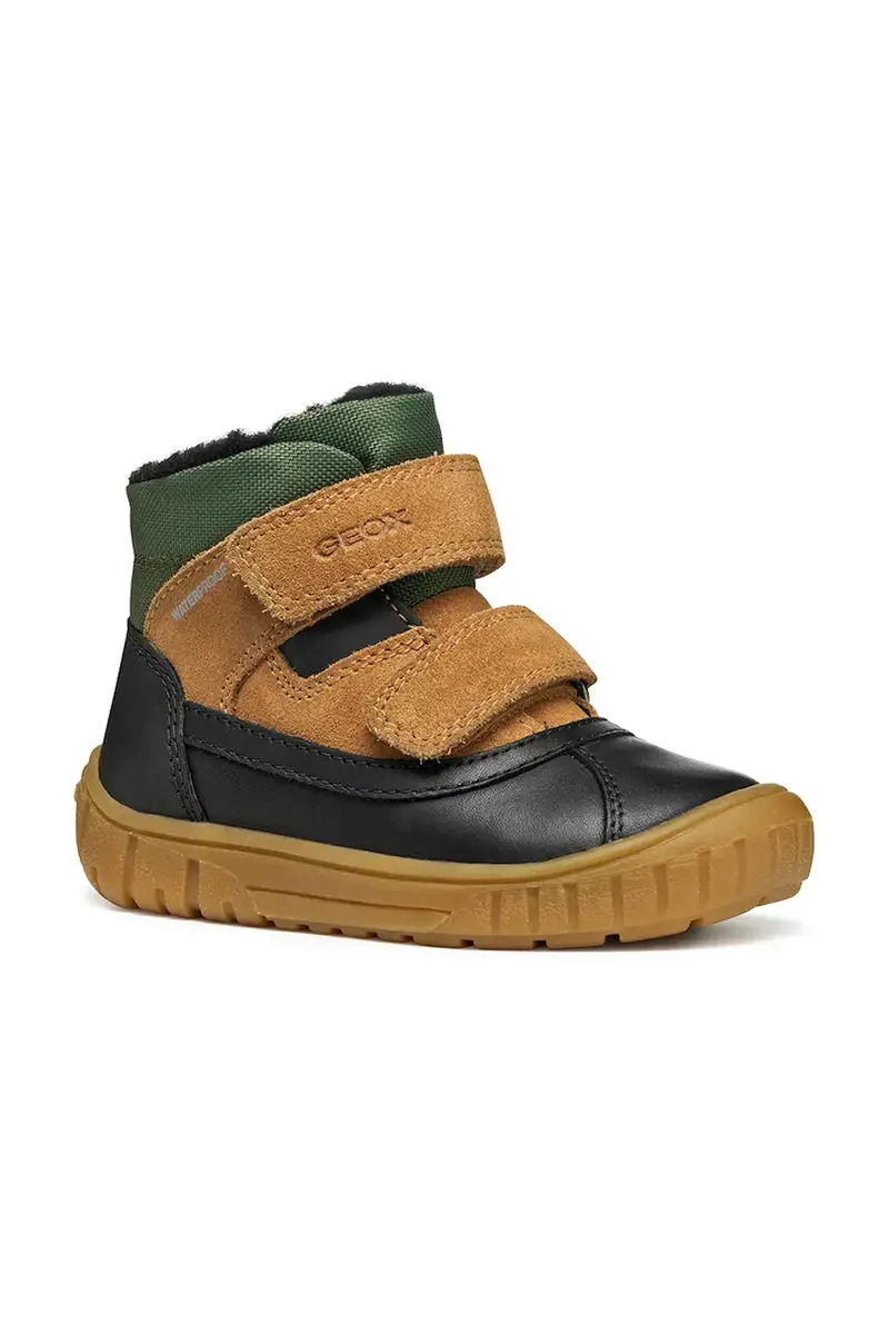 scarpe invernali in pelle bambino/a OMAR Marrone