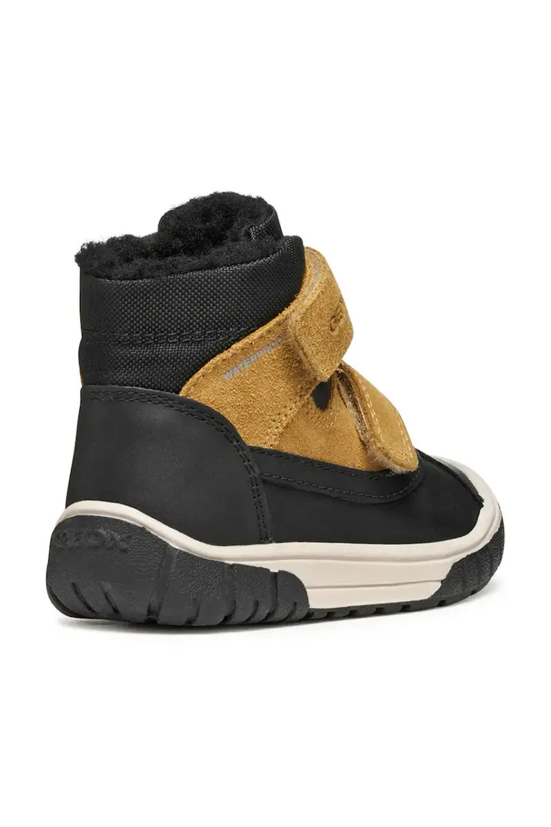 scarpe invernali in pelle bambino/a OMAR Nero miniatura 3