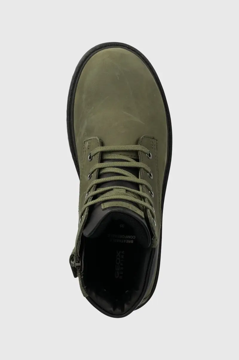 scarpe invernali in pelle bambino/a Verde miniatura 4