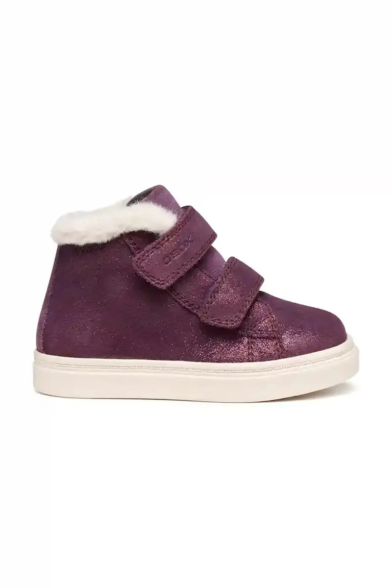 scarpe invernali in pelle scamosciata bambino/a NASHIK WPF Violetto miniatura 2