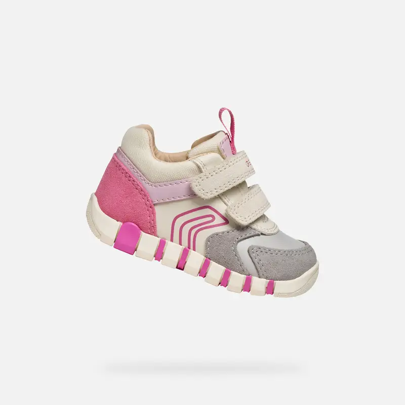 Scarpe Iupidoo Baby Grigio/fucsia miniatura 2