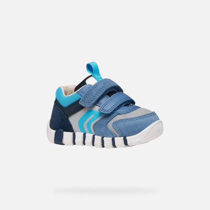Scarpe Iupidoo Neonato Azzurro Scuro/grigio Chiaro miniatura 3