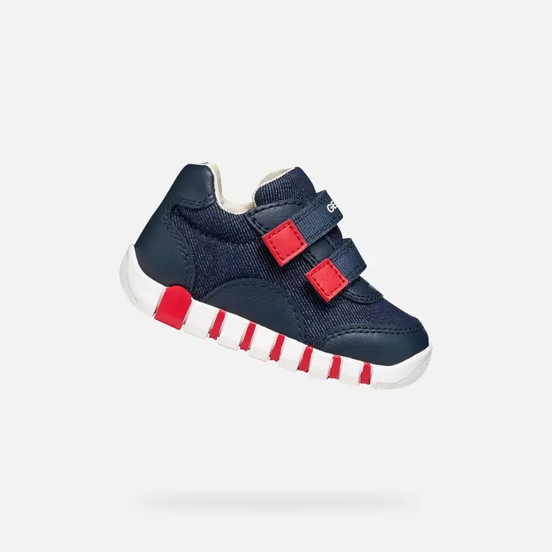 Scarpe Iupidoo Neonato Blu Navy/rosso miniatura 2