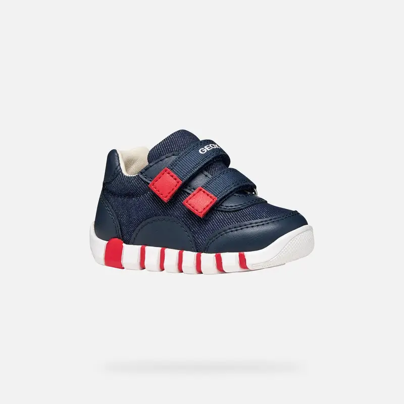 Scarpe Iupidoo Neonato Blu Navy/rosso miniatura 3