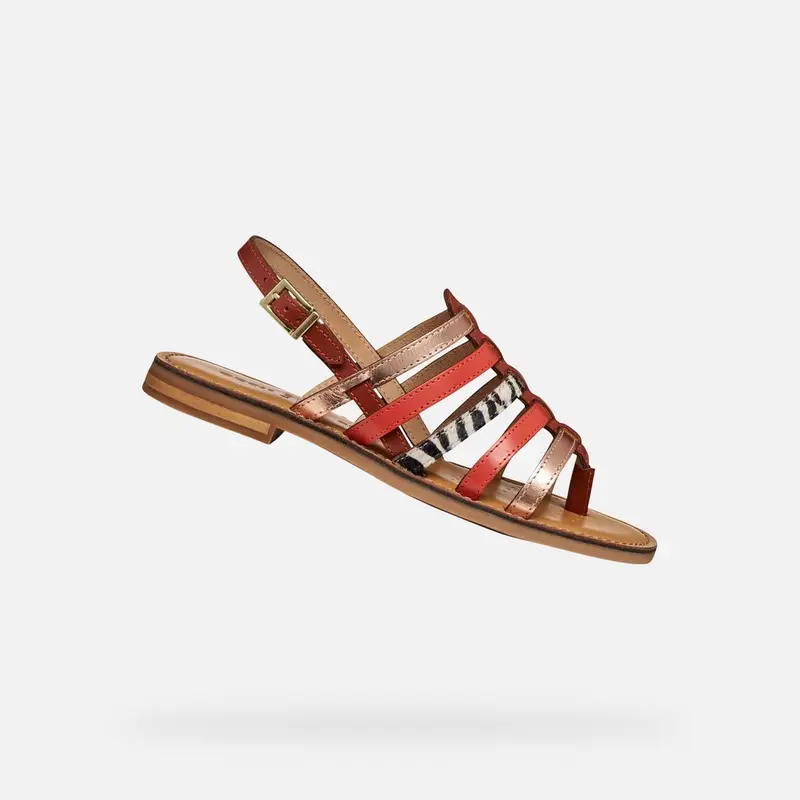 Scarpe Maddalusia C Donna Oro Rosa/mattone miniatura 2