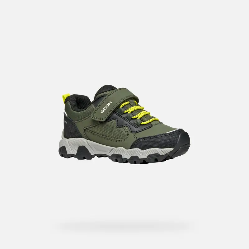 GEOX Scarpe Magnetar Abx Junior Verde Militare/lime miniatura 2