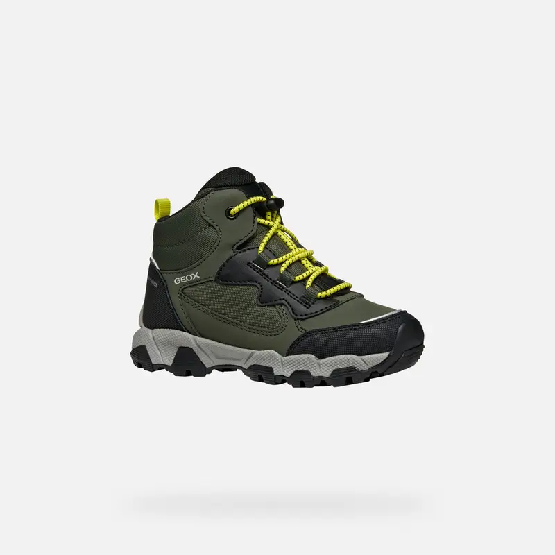 GEOX Scarpe Magnetar Abx Junior Verde Militare/lime miniatura 2