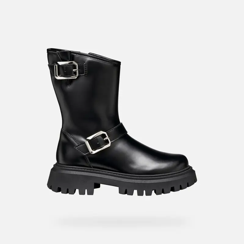 GEOX Scarpe Maquinnens Bambina Nero