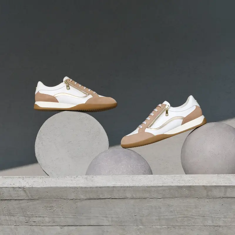 Scarpe Maryemy Donna Bianco/rosa Antico miniatura 3