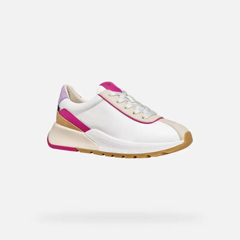 Scarpe Metropoli Donna Bianco/ciclamino miniatura 3