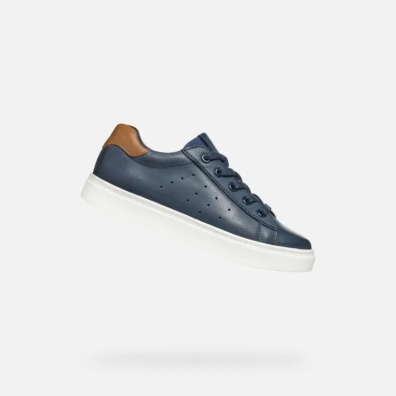 Scarpe Nashik Bambino Blu Navy/marrone miniatura 2