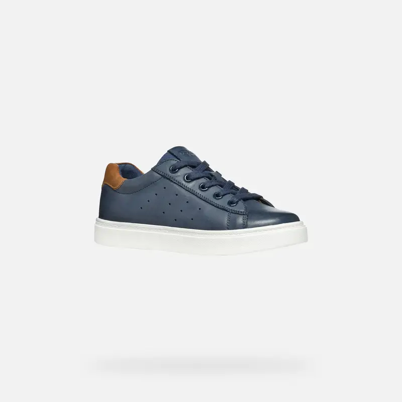 Scarpe Nashik Bambino Blu Navy/marrone miniatura 3