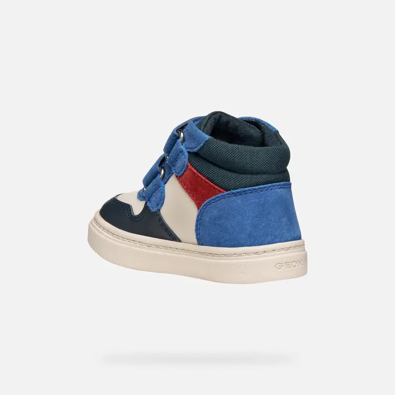 GEOX Scarpe Nashik Bimbo Avorio Chiaro/royal Blu miniatura 3