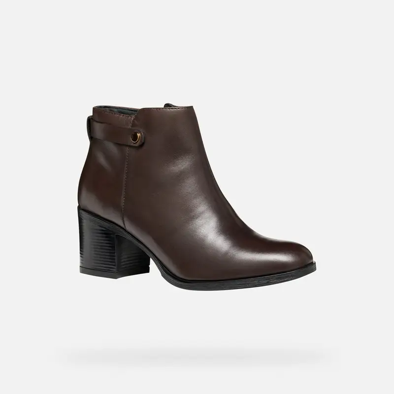 GEOX Scarpe New Asheel Donna Marrone Scuro miniatura 2