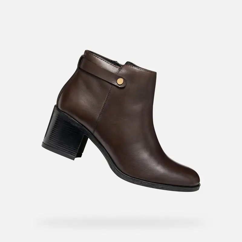 Scarpe New Asheel Donna Marrone Scuro miniatura 2