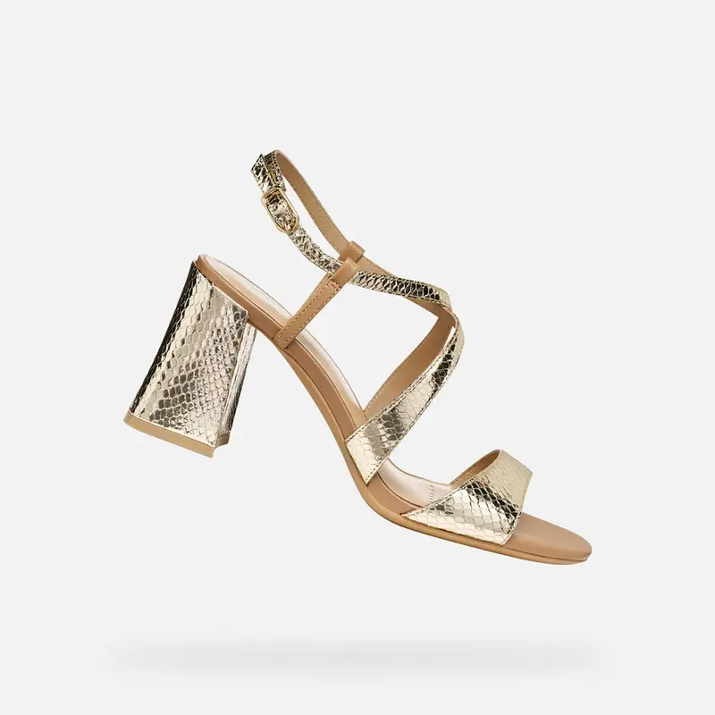 Scarpe New Eraklia 80 T01 Donna Oro Chiaro/beige miniatura 2