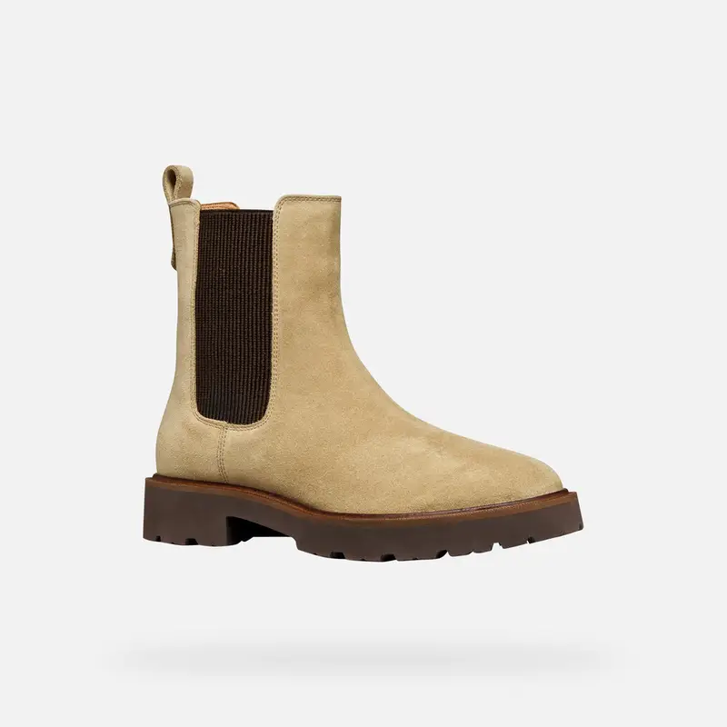 Scarpe Norize Donna Beige Scuro miniatura 3