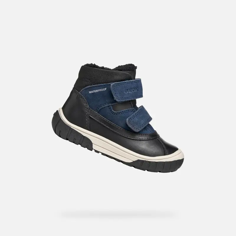 Scarpe Omar Baby Nero/blu Navy miniatura 2