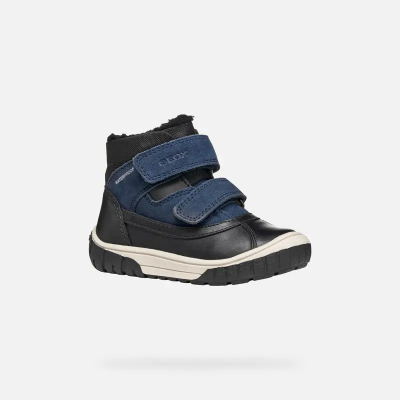 Scarpe Omar Baby Nero/blu Navy miniatura 3