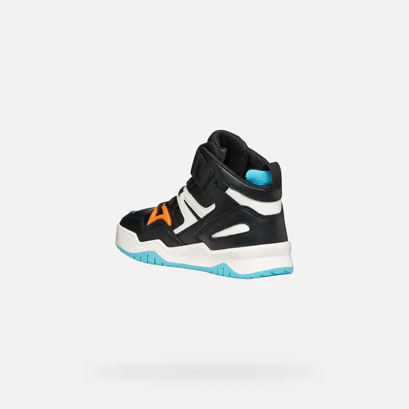 GEOX Scarpe Perth Bambino Nero/arancione miniatura 3