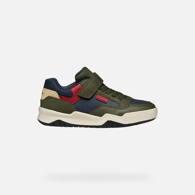 GEOX Scarpe Perth Bambino Verde Militare/blu Navy