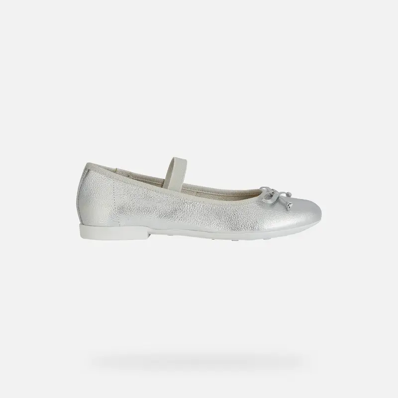 Scarpe Plie Bambina Argento