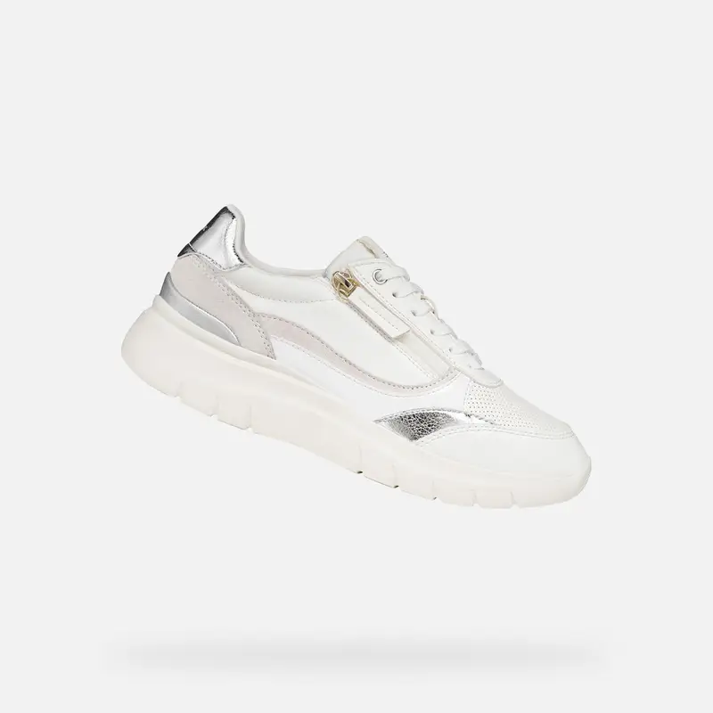 Scarpe Plummery Donna Bianco/argento miniatura 2